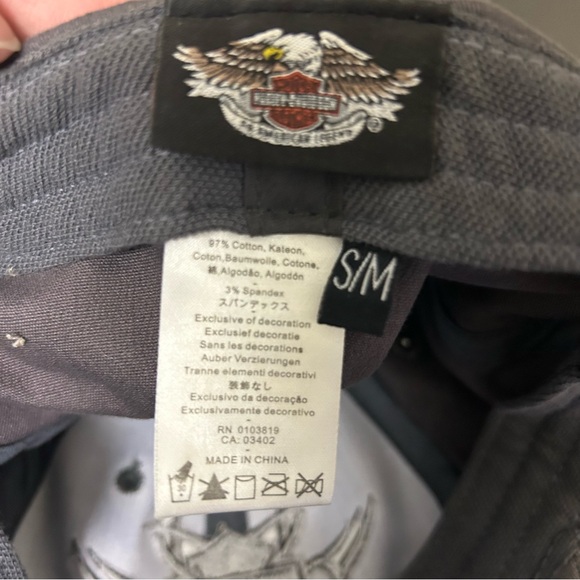 Official Harley Davidson Baseball Cap with cool HD logo embroidered on the hat - Picture 8 of 14